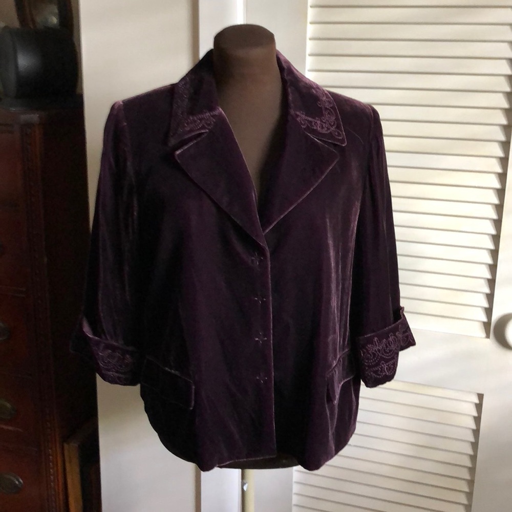 Velvet jacket